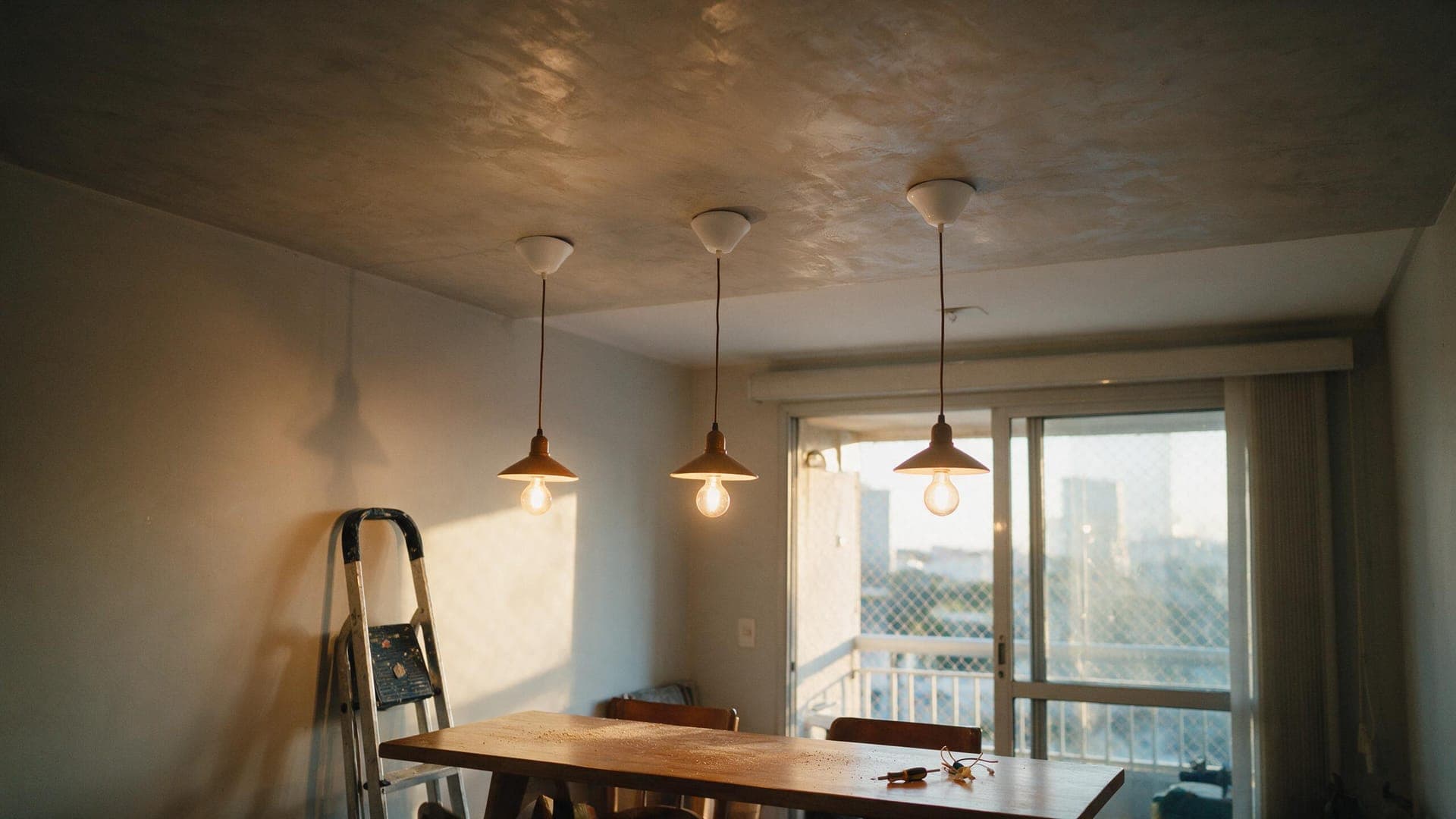 Instalação de Luminária, Lustre e Lâmpada — Niza Manutenções