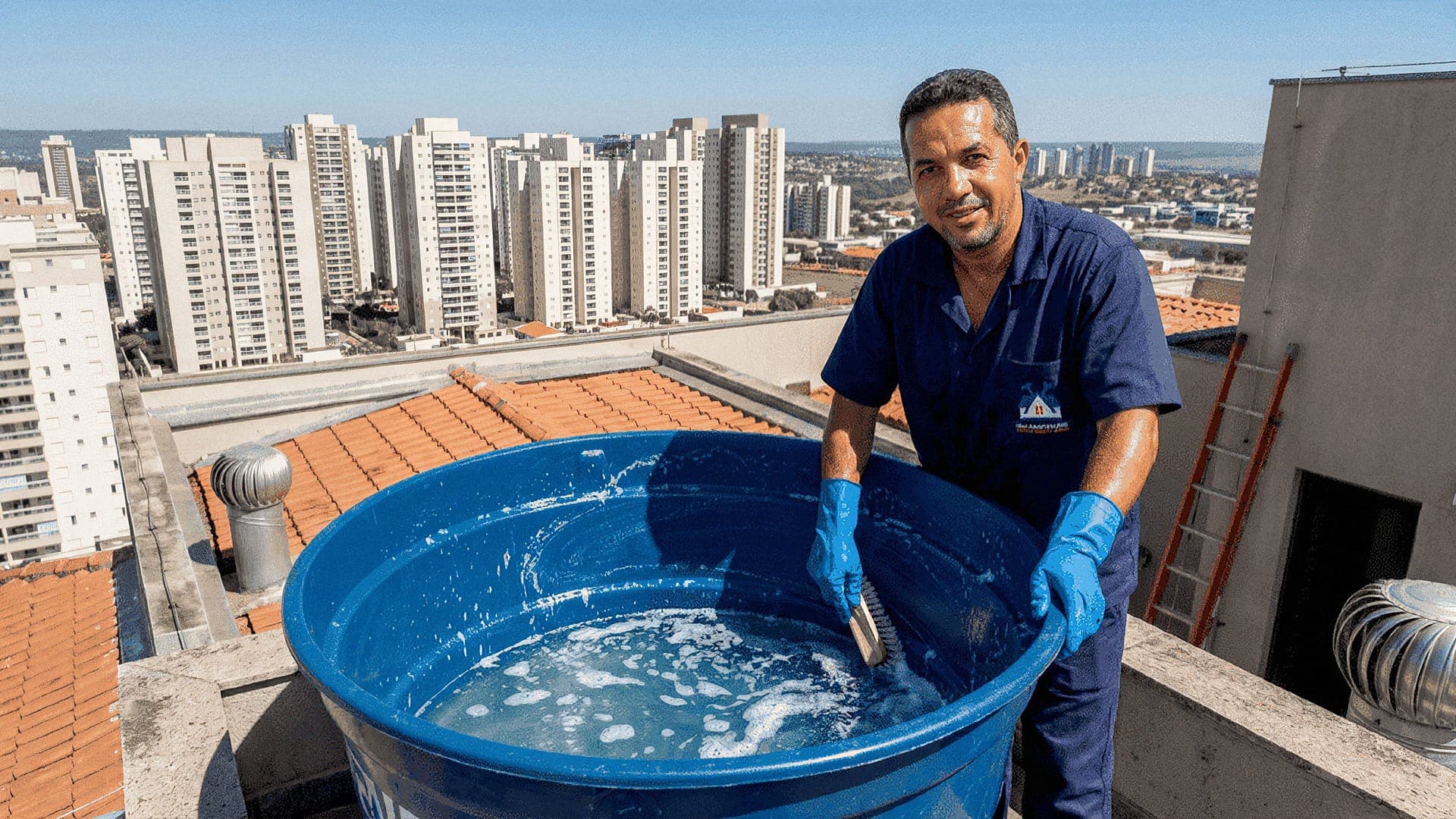 Limpeza de Caixa d'Água — Niza Manutenções