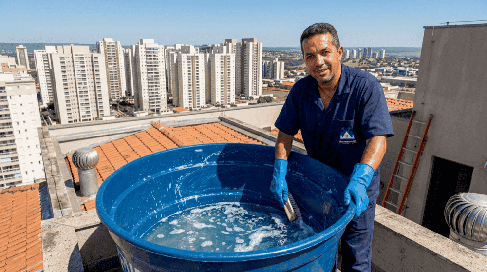 Limpeza de Caixa d'Água — Niza Manutenções